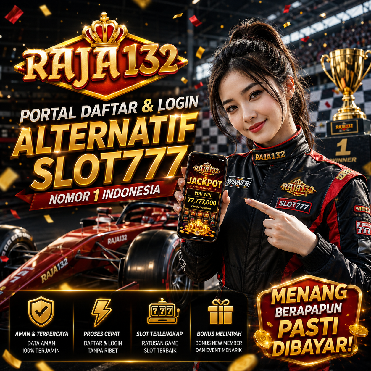 RAJA132 Portal Daftar dan Login Alternatif Slot777 Nomor 1 Indonesia
